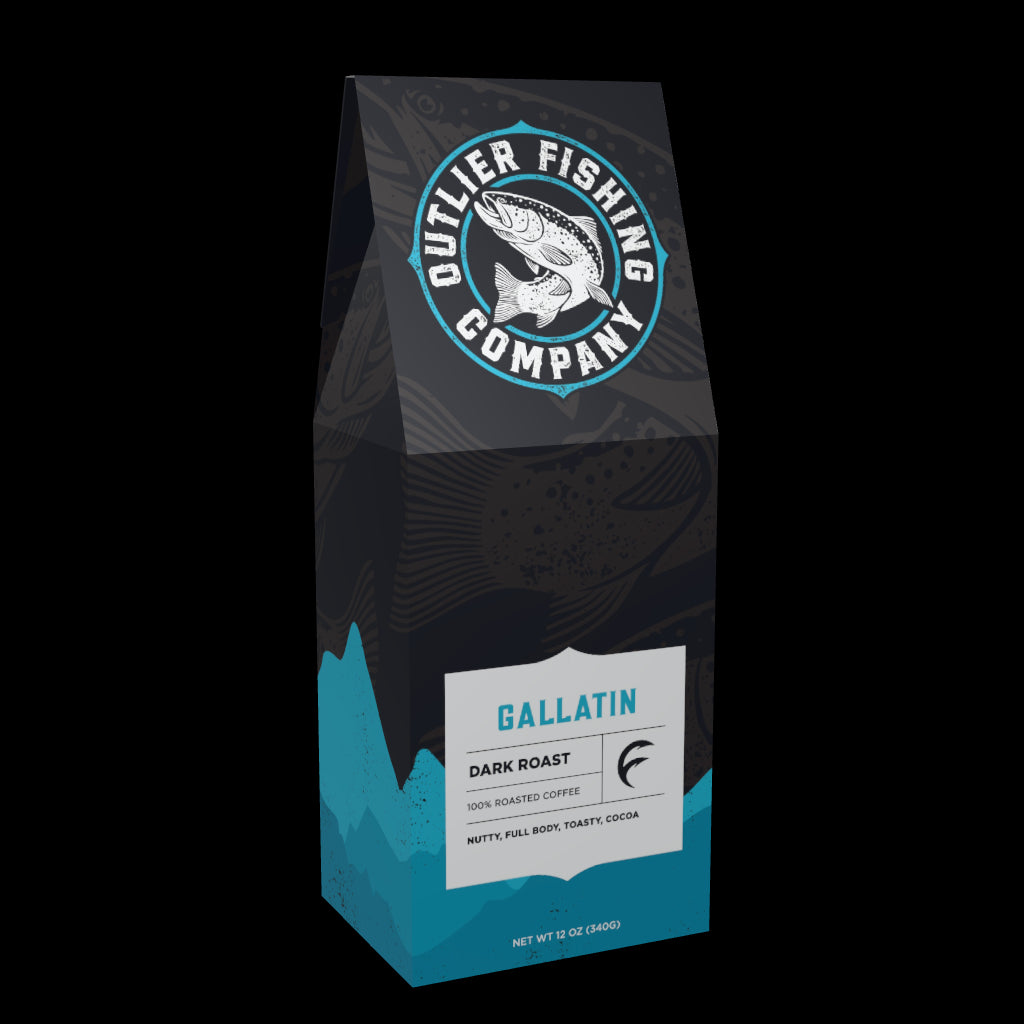 GALLATIN (Dark Roast) coffee for anglers