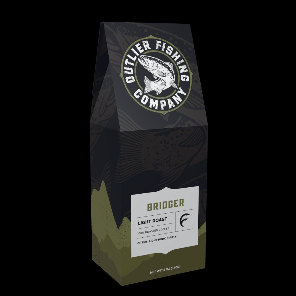 BRIDGER (Light Roast) coffee bag for anglers