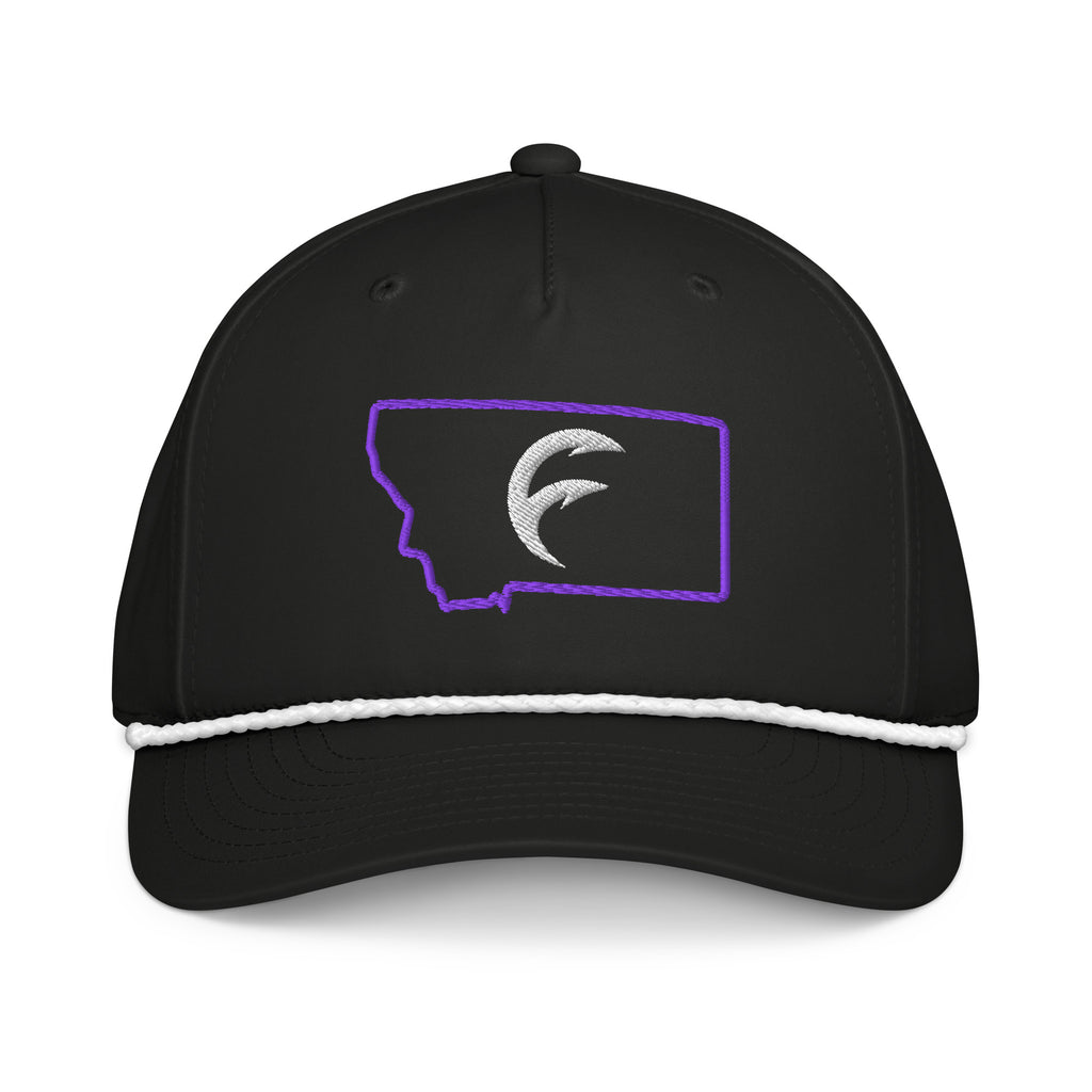 Classic rope cap - Purple for anglers