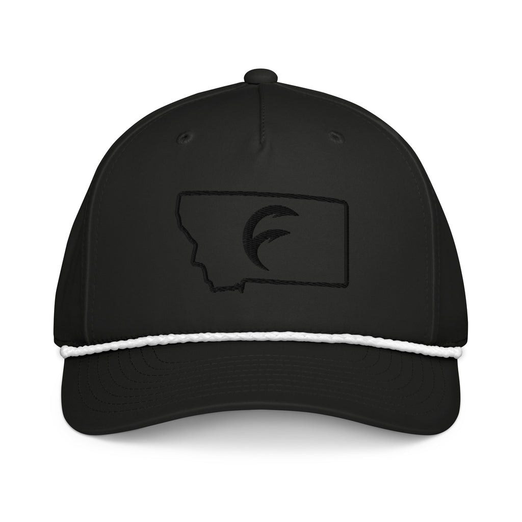 Classic rope cap - Black for fishing lifestyle