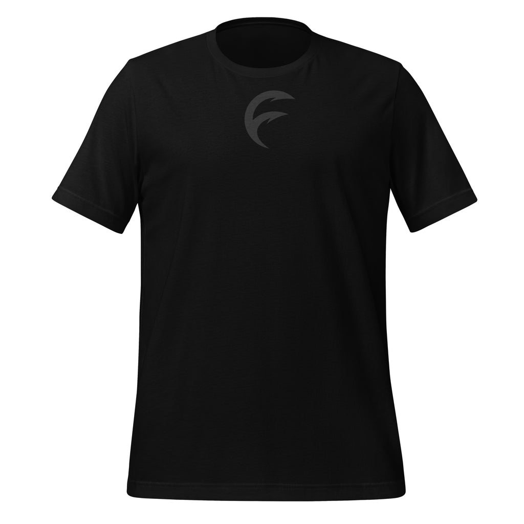 Outlier Fishing Logo Unisex t-shirt in black